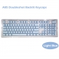 104+4 Backlit ABS Doubleshot Keycaps OEM Profile DIY Colorway for Mechanical Gaming Keyboard ANSI / ISO Layout